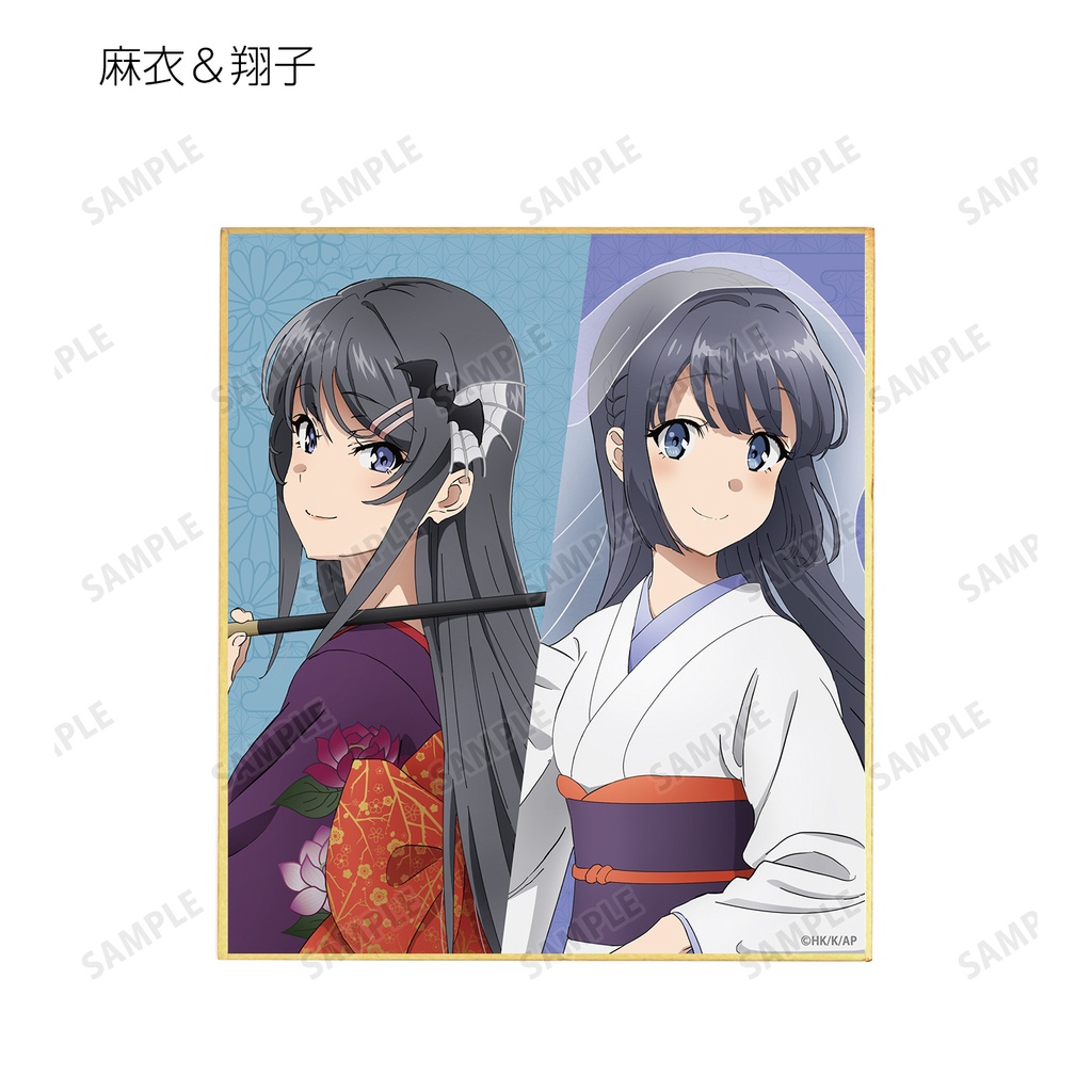 (PO) Rascal Does Not Dream of Bunny Girl Senpai Original Illustration Japanese Style Halloween Ver. Trading Mini Shikishi [BOX] Image_10
