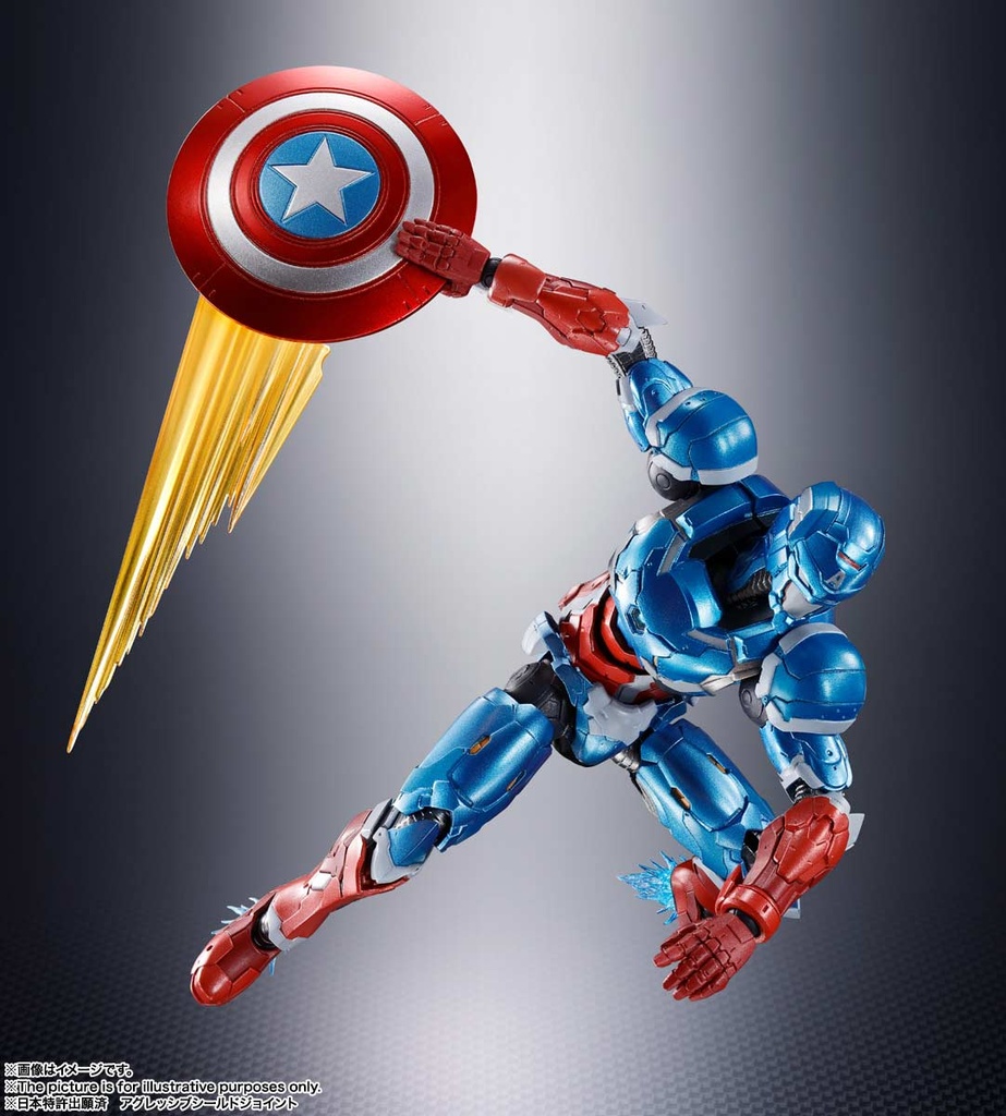 (PO) S.H.Figuarts Captain America (Tech on Avengers) Image_8