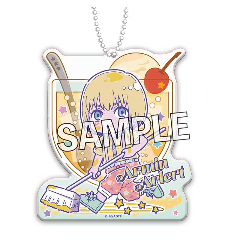 (PO) Attack on Titan Acrylic Key Chain Melon Pop Armin (Patterned Shirt Ver.) Image_1