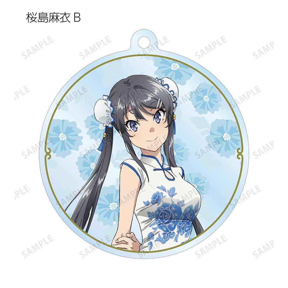 (PO) Rascal Does Not Dream of Bunny Girl Senpai Original Illustration Chinese Dress Ver. Trading Acrylic Key Chain [BOX] Image_9