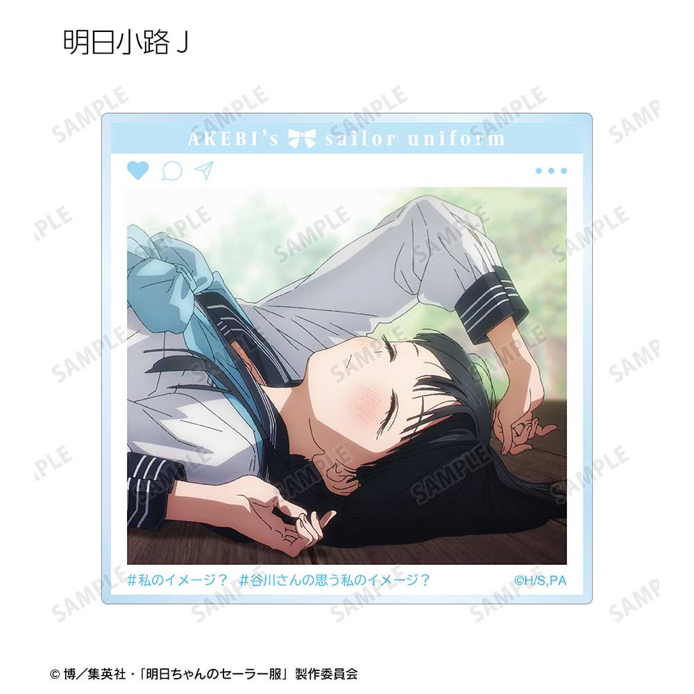 (PO) Akebi's Sailor Uniform Trading SNS Style Acrylic Card [BOX] Image_12