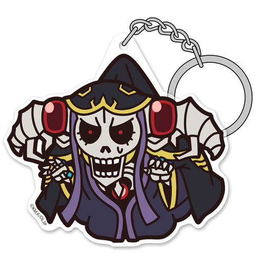 (PO) Overlord III Acrylic Tsumamare Key Ring Ainz Image_1