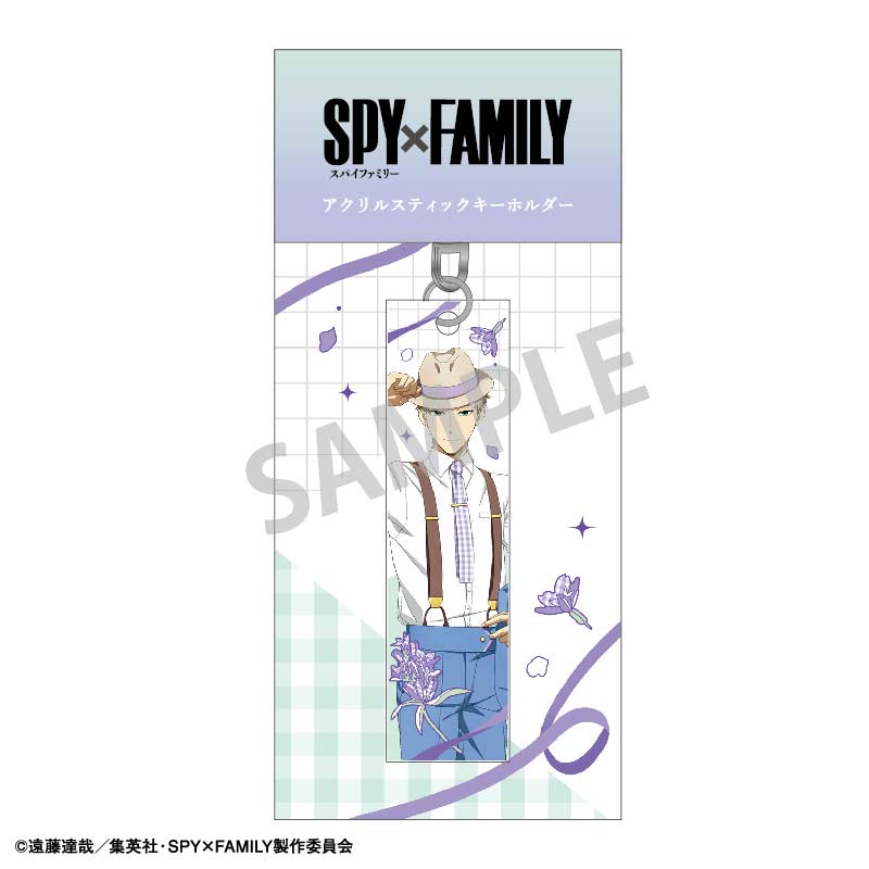 (PO) SPY x FAMILY A4 Single Acrylic Stick Key Chain Loid Link Coordinate Image_2