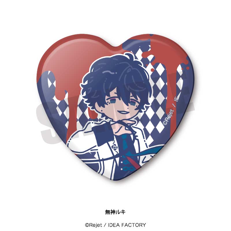 (PO) Diabolik Lovers Zero Retpop Heart Can Badge A [BOX] Image_9