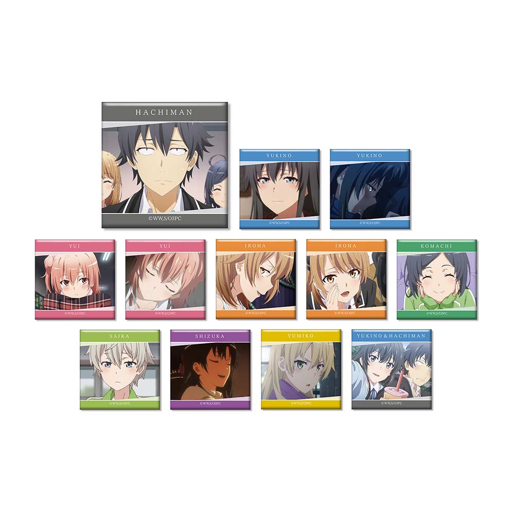 (PO) My Teen Romantic Comedy SNAFU Trading Scenes Square Can Badge [BOX] Image_2