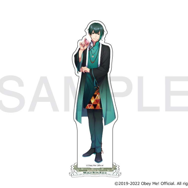 (PO) Obey Me! x mixx garden Dokidoki Cafe Meguri in Human World Acrylic Stand - Barbatos Image_1