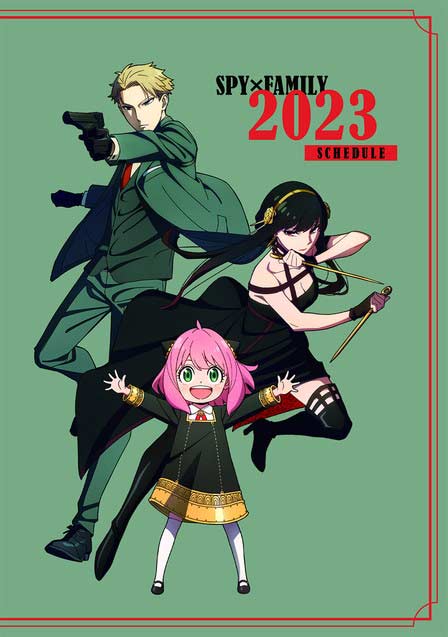 (PO) SPY x FAMILY 2023 Schedule Book Image_2
