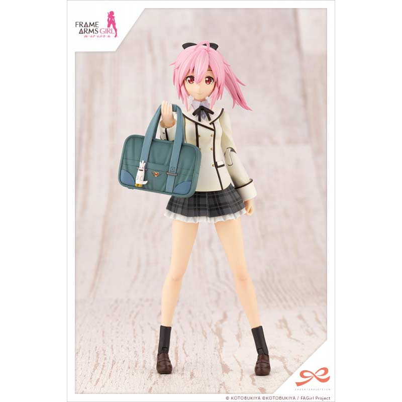 (PO) Sousai Shojo Teien x Frame Arms Girl - Gennai Ao Wakaba Girls' High School Winter Clothes - Dreaming Style Happy Monochrome Image_4
