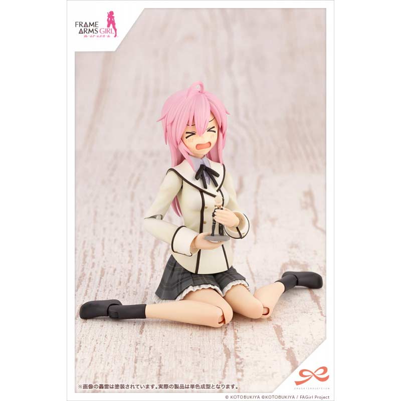 (PO) Sousai Shojo Teien x Frame Arms Girl - Gennai Ao Wakaba Girls' High School Winter Clothes - Dreaming Style Happy Monochrome Image_10