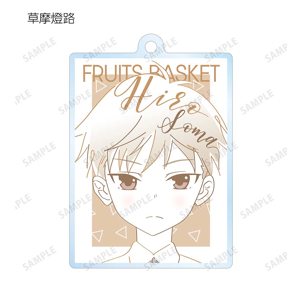 (PO) Fruits Basket Trading Lette-graph Acrylic Key Chain Ver. A [BOX] Image_8