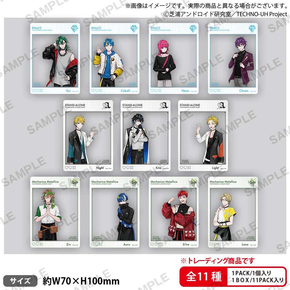 (PO) Technoroid Unison Heart Trading Acrylic Card [BOX] Image_2