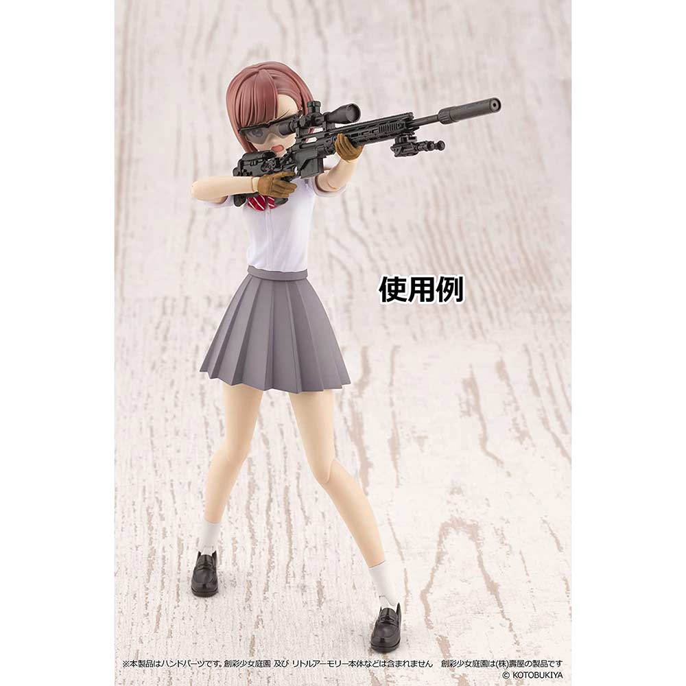 (PO) LittleArmory LAOP09 Tactical Gloves for Sousai Shojo Teien (Tan) Image_4