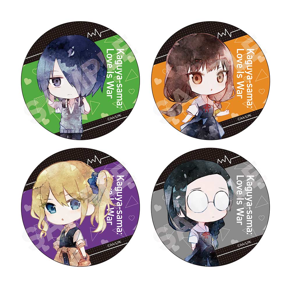 (PO) Kaguya-sama: Love is War Ultra Romantic Metallic Can Badge 01 Vol. 1 [BOX] Image_3
