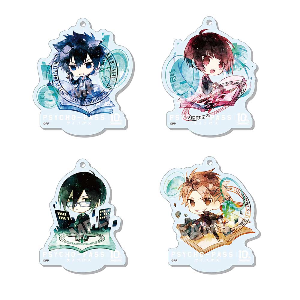 (PO) Psycho-Pass Chara Deru Art Marutto Stand Key Chain 01 Vol. 1 [BOX] Image_2
