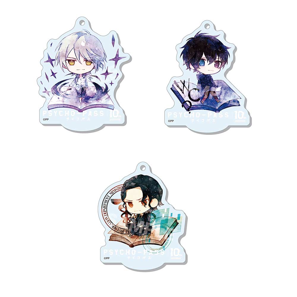 (PO) Psycho-Pass Chara Deru Art Marutto Stand Key Chain 01 Vol. 1 [BOX] Image_3