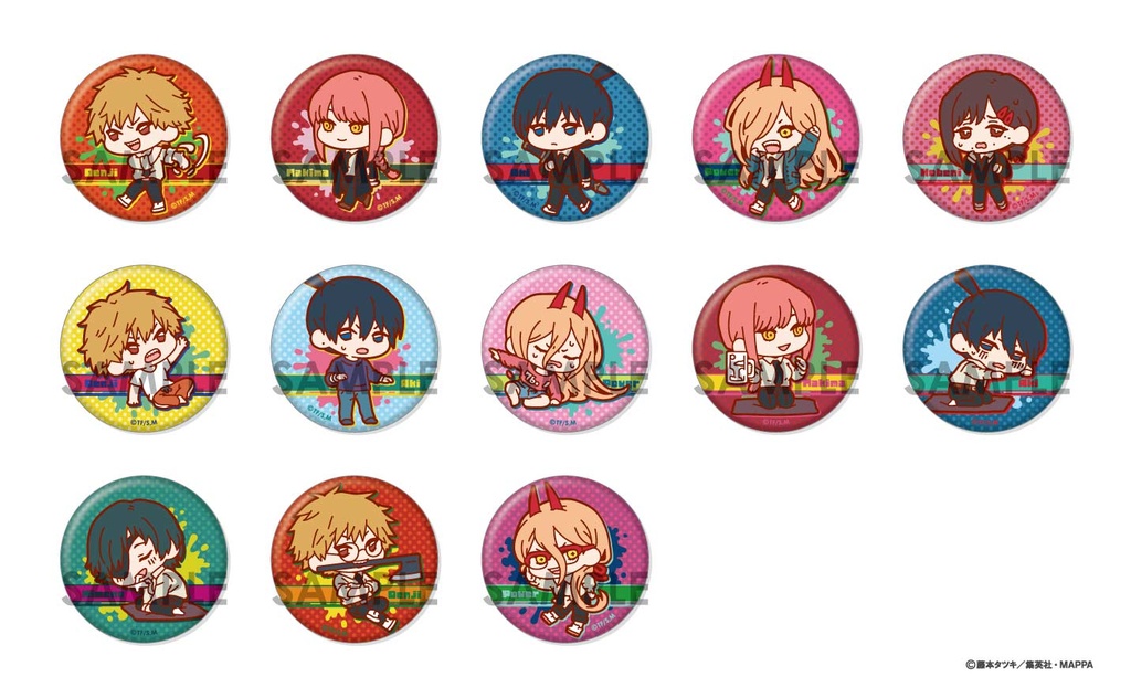 (PO) Chainsaw Man Wachatto! Trading Can Badge [BOX] Image_2