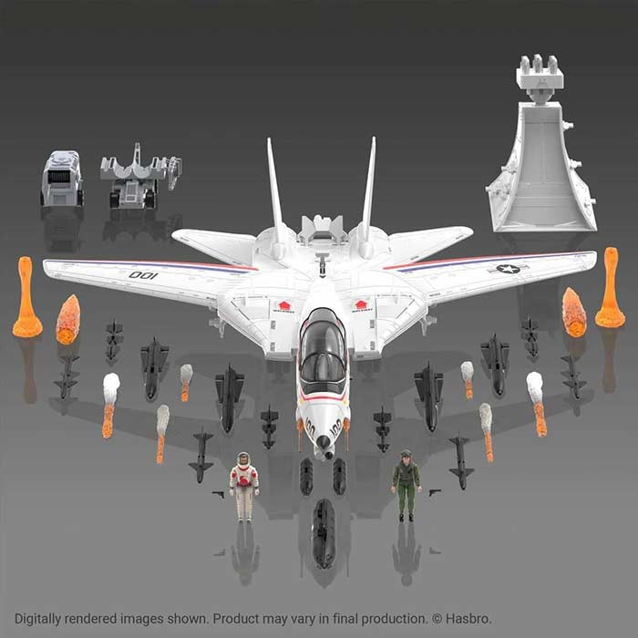 G.I.joe Retro Collection 3.75” Vehicle – 40th Anniversary: Combat Jet Skystriker (XP-14F) Image_9