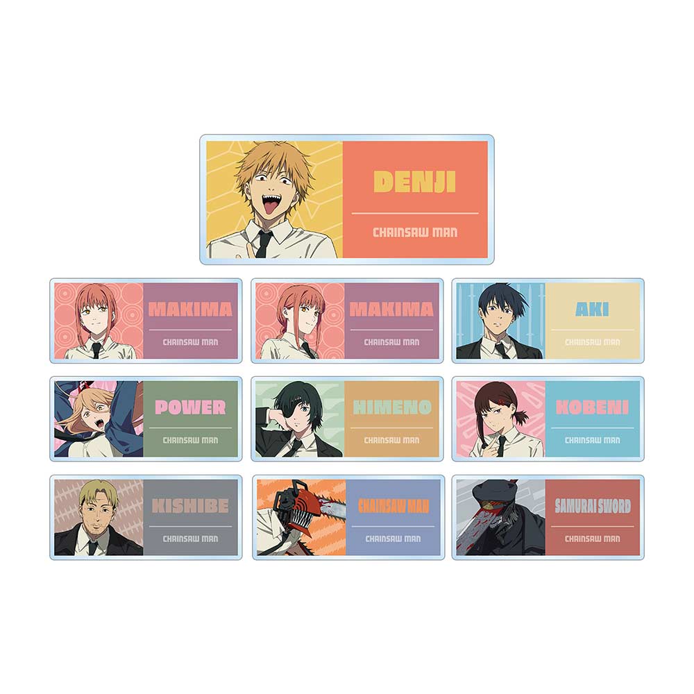 (PO) Chainsaw Man Trading Acrylic Name Plate Ver. B [BOX] Image_2