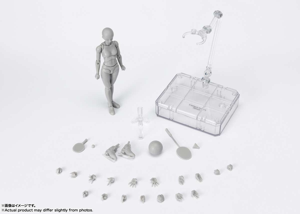 (PO) S.H.Figuarts Body-chan Sports Edition DX Set (Gray Color Ver.) Image_3