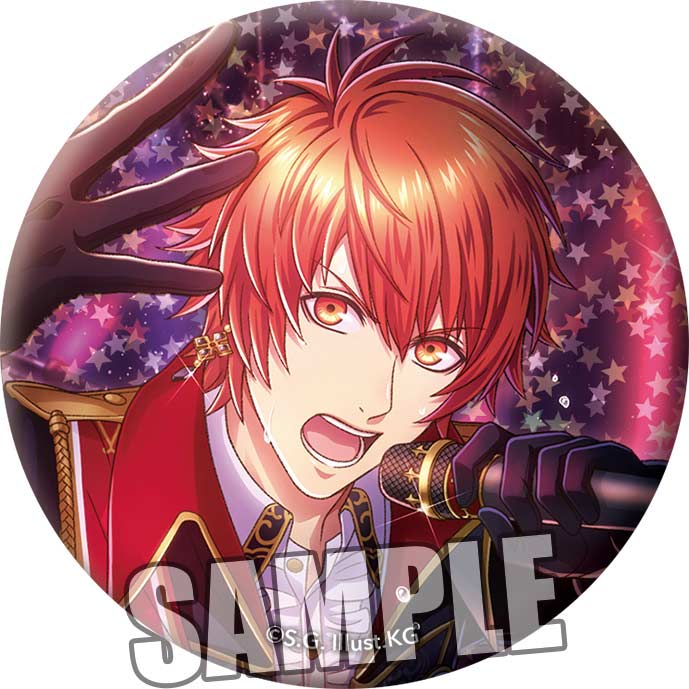 (PO) Uta no Prince-sama Shining Live Trading Star Hologram Can Badge White Flames Black Storms Another Shot Ver. [BOX] Image_2