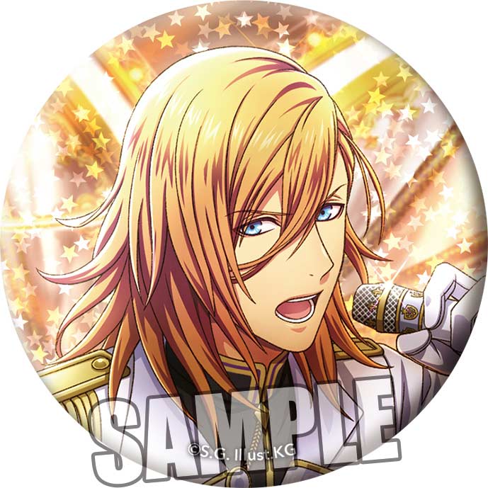 (PO) Uta no Prince-sama Shining Live Trading Star Hologram Can Badge White Flames Black Storms Another Shot Ver. [BOX] Image_6