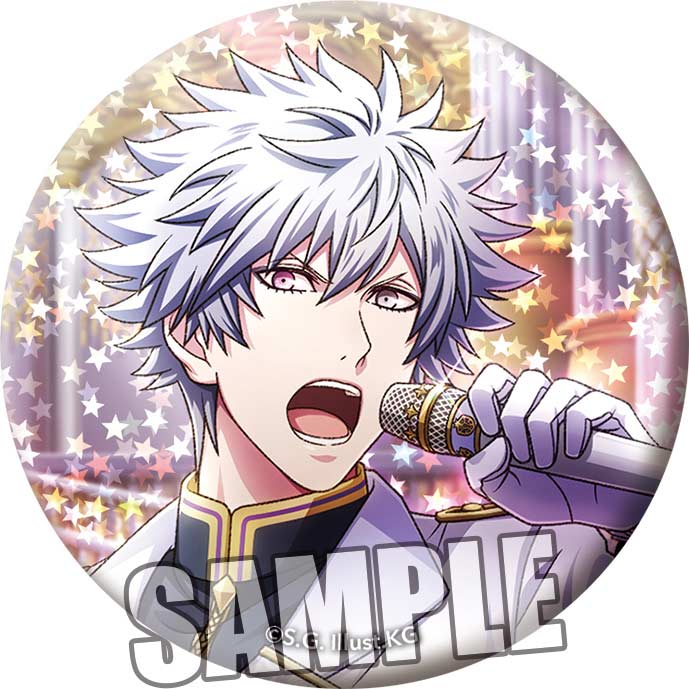 (PO) Uta no Prince-sama Shining Live Trading Star Hologram Can Badge White Flames Black Storms Another Shot Ver. [BOX] Image_10