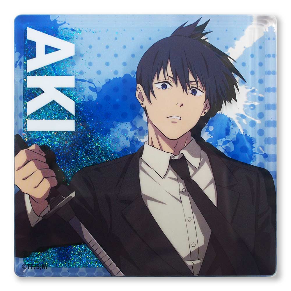 (PO) Chainsaw Man Glitter Acrylic Block - Hayakawa Aki Image_1