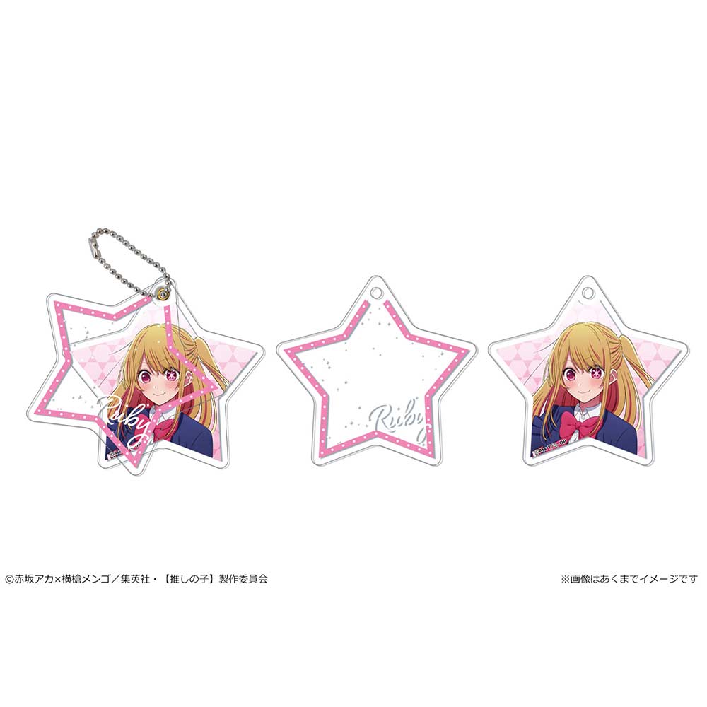 (PO) Oshi no Ko Acrylic Slide Key Chain 03 Ruby Image_1