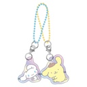 (PO) Sanrio Characters Aurora Pair Acrylic Key Chain Cinnamoroll & Pom Pom Purin Image_1