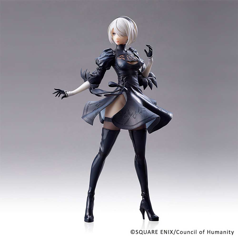 (PO) NieR:Automata ver.1.1A Statuette 2B (YoRHa No. 2 Type B) No Goggle ver. Image_2