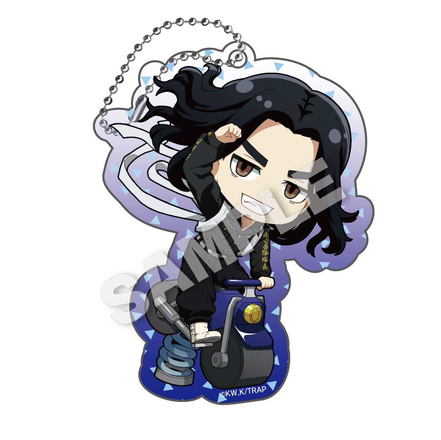 (PO) Tokyo Revengers Deformed Acrylic Key Chain Spring Rider Ver. - Baji Keisuke Image_1