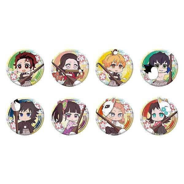 (PO) Demon Slayer: Kimetsu no Yaiba Trading Can Badge Kakizome Ver. Type-A   (1) Image_1