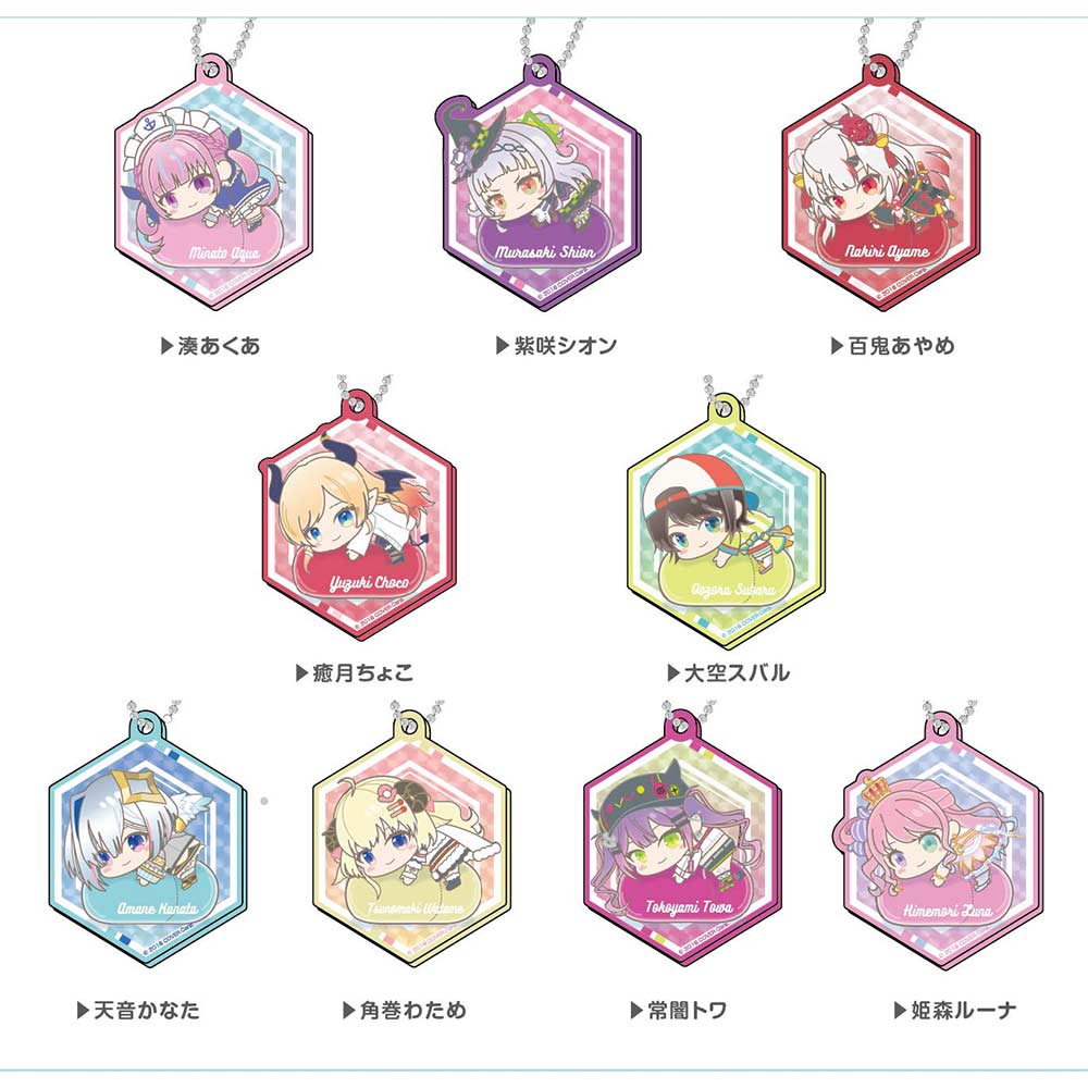 (PO) Kiratto DECOFRA Acrylic Key Chain Hololive Hug Meets D Box [BOX] Image_1