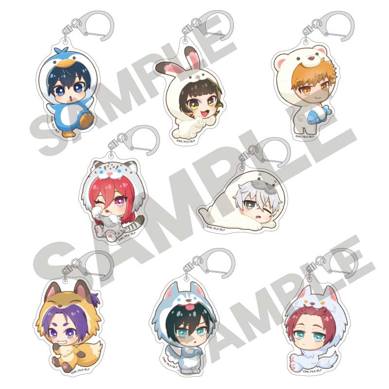 (PO) Blue Lock Trading Acrylic Key Chain Kigurumins Cool [BOX] Image_1
