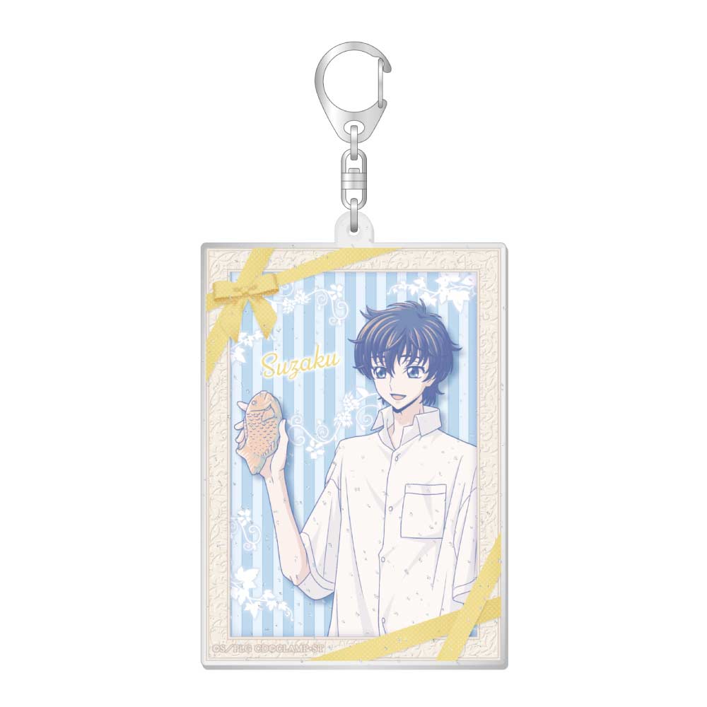 (PO) Code Geass Lelouch of the Rebellion x GiGO Original Illustration Lame Big Acrylic Key Chain Suzaku Image_1