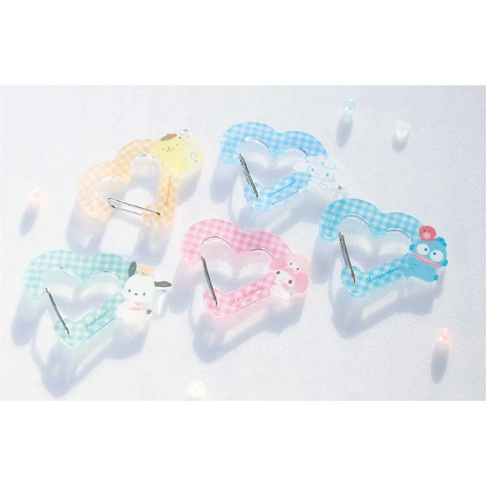 (PO) Sanrio Characters Die-cut Acrylic Carabiner Holder - My Melody Image_2