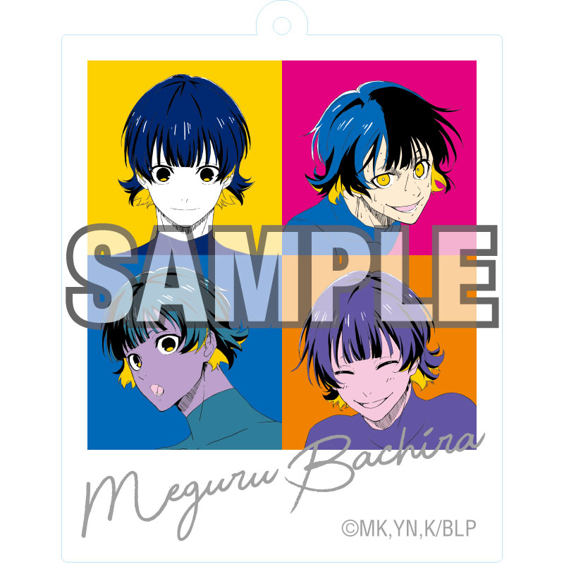 (PO) Blue Lock Acrylic Key Chain Pop Art Bachira Meguru Image_1