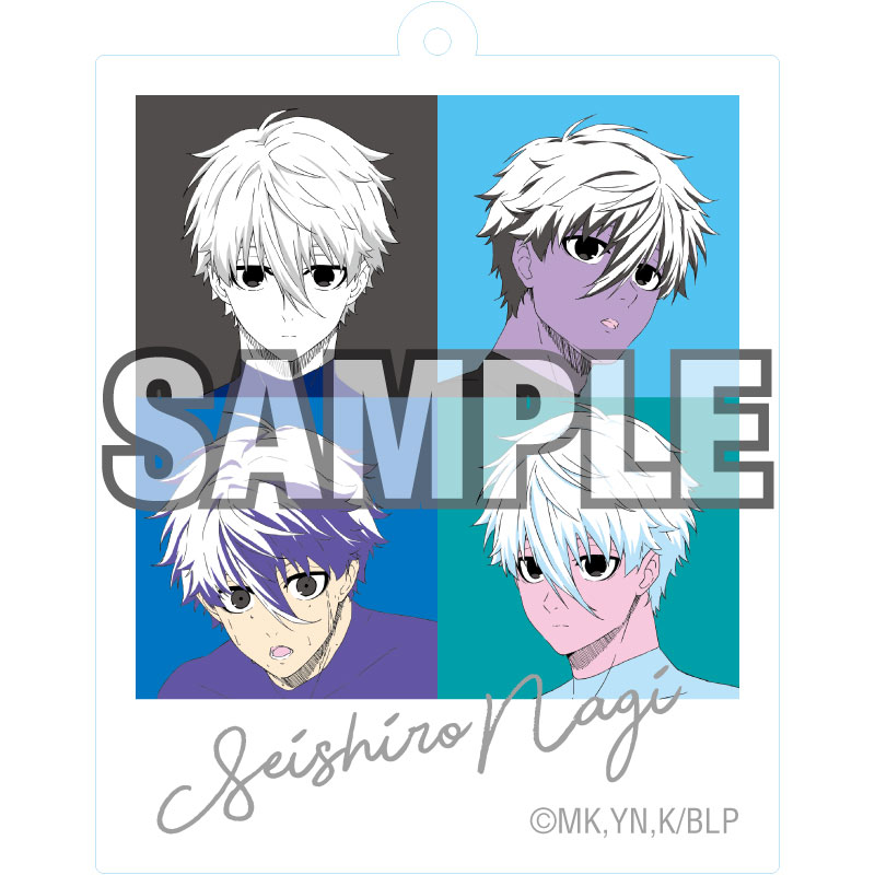 (PO) Blue Lock Acrylic Key Chain Pop Art Nagi Seishiro Image_1