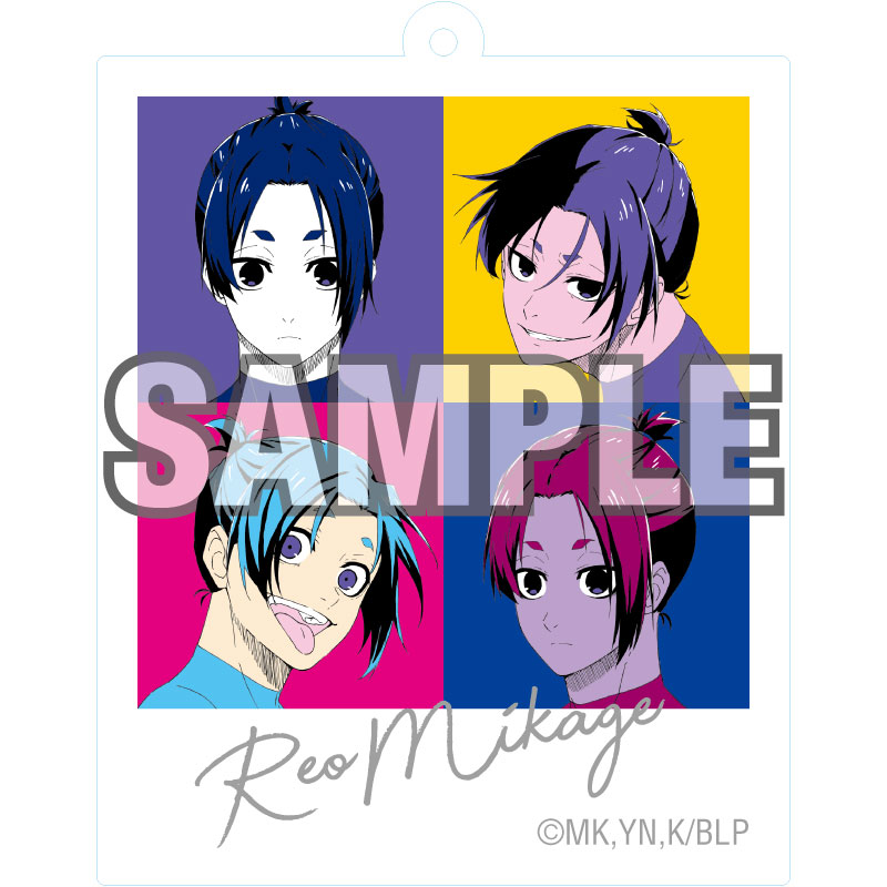 (PO) Blue Lock Acrylic Key Chain Pop Art Mikage Reo Image_1