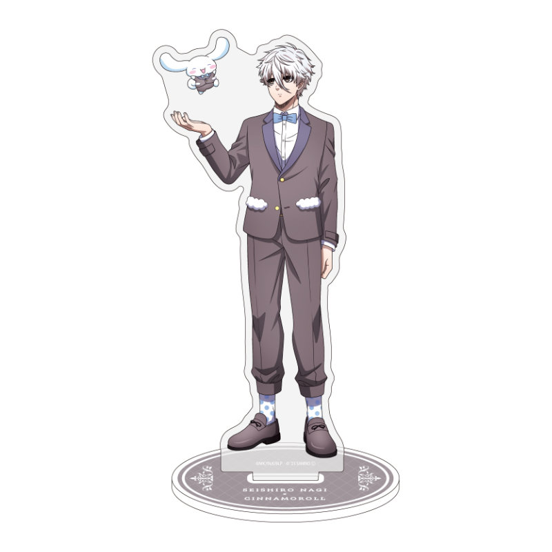 (PO) Chara Acrylic Figure Blue Lock x Sanrio Characters 25 Nagi Seishiro x Cinnamoroll (Original Illustration) Image_1