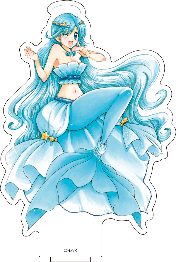 (PO) Mermaid Melody Pichi Pichi Pitch Original Illustration Big Acrylic Stand 2 Hosho Hanon Image_2