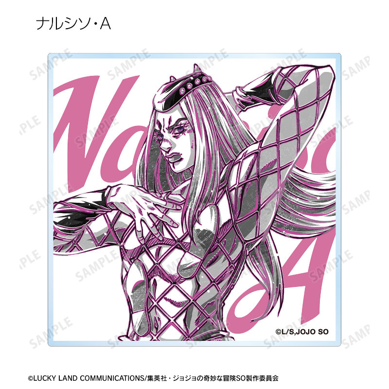 (PO) JoJo's Bizarre Adventure: Stone Ocean Trading Ani-Art BLACK LABEL Acrylic Coaster Ver. A [BOX] Image_8