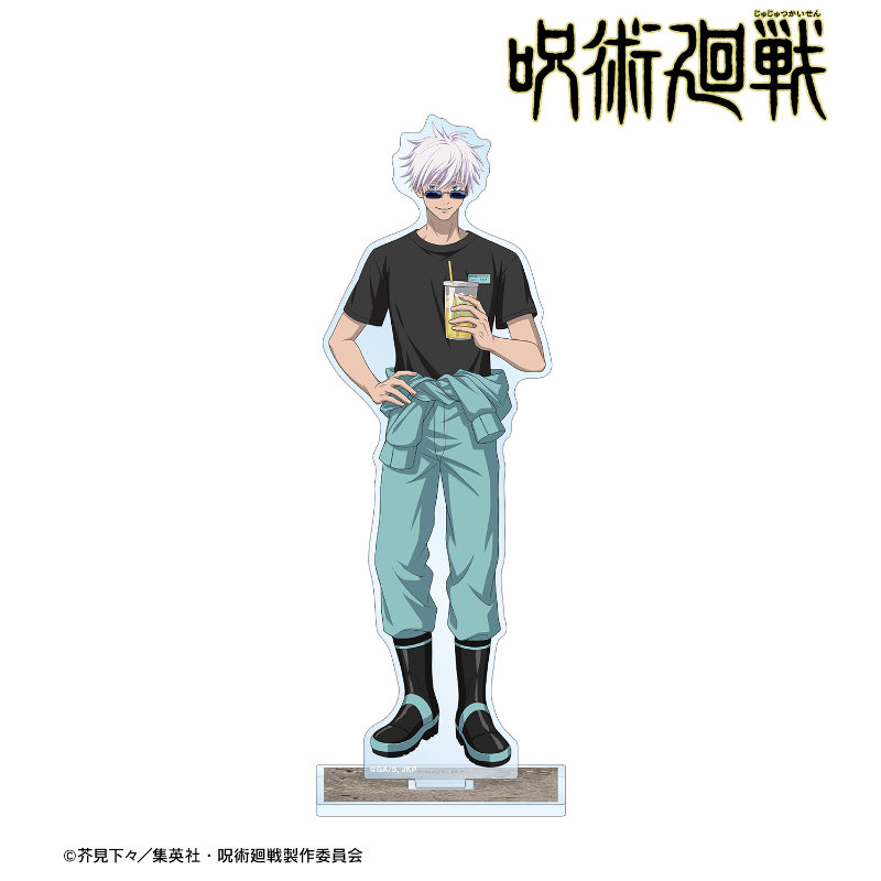 (PO) Jujutsu Kaisen Tobu Zoo Collaboration Original Illustration Gojo Satoru Keeper Ver. Big Acrylic Stand Image_2