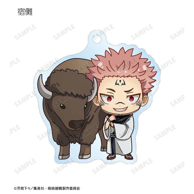 (PO) Jujutsu Kaisen Tobu Zoo Collaboration Trading Chibi Chara Acrylic Key Chain [BOX] Image_15