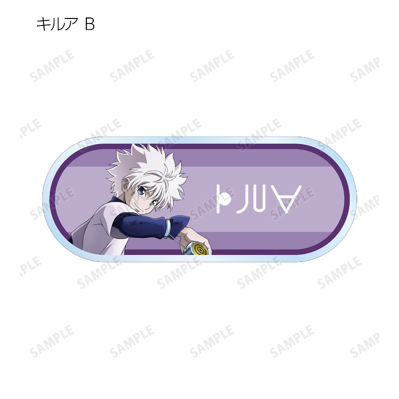 (PO) Hunter x Hunter Original Illustration Tatakau Senaka Ver. Trading Acrylic Name Plate [BOX] Image_6