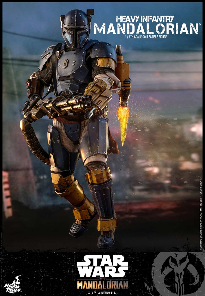 (PO) TMS010 - Star Wars: The Mandalorian 1/6th scale Heavy Infantry Mandalorian Collectible Figure (3) Image_2
