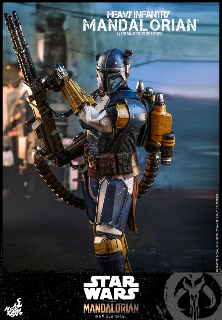 (PO) TMS010 - Star Wars: The Mandalorian 1/6th scale Heavy Infantry Mandalorian Collectible Figure (3) Image_3