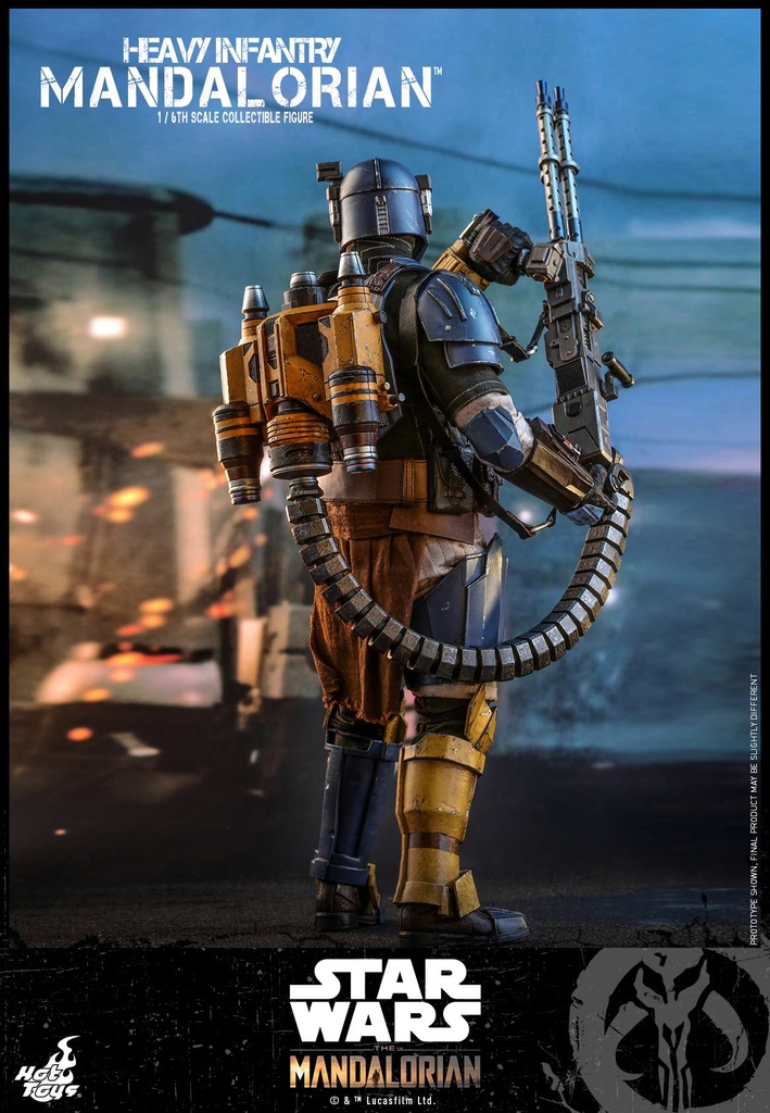 (PO) TMS010 - Star Wars: The Mandalorian 1/6th scale Heavy Infantry Mandalorian Collectible Figure (3) Image_4