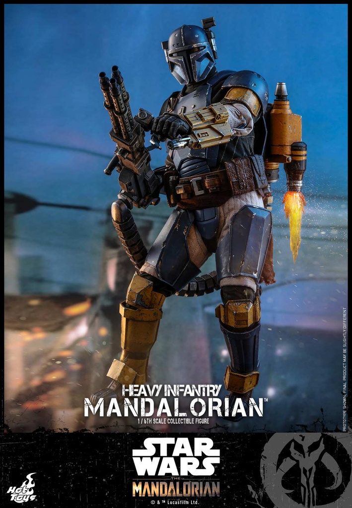 (PO) TMS010 - Star Wars: The Mandalorian 1/6th scale Heavy Infantry Mandalorian Collectible Figure (3) Image_6