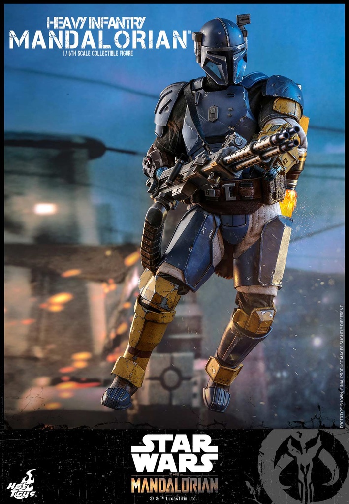 (PO) TMS010 - Star Wars: The Mandalorian 1/6th scale Heavy Infantry Mandalorian Collectible Figure (3) Image_7